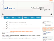 Tablet Screenshot of dnschan.com